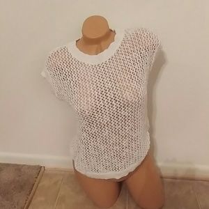 Cute and sexy net sweater.