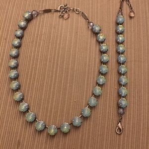 Sabika Blue Opal Set