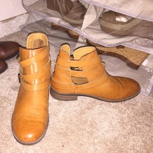 Brown booties