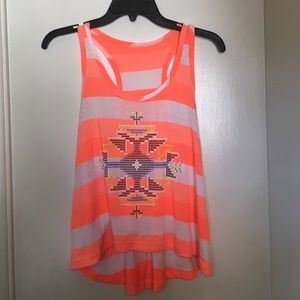 Orange tank top