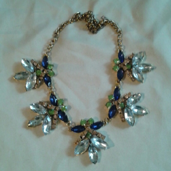 SALE  New Multi-Colored Crystal Brass Choker/18"Nk - Picture 2 of 4