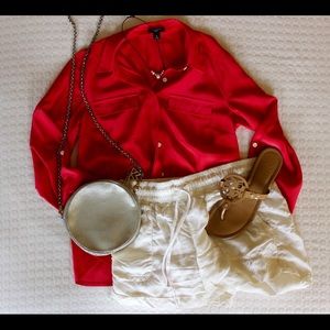 Ann Taylor silk button down