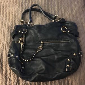 Juicy Couture Black Leather tote