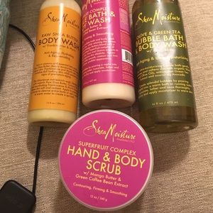 Shea Moisture Body Wash & Scrub- Marked down 7/5!