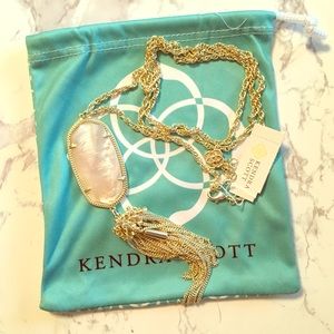 NWT Kendra Scott Rayne Necklace in Mother of Pearl