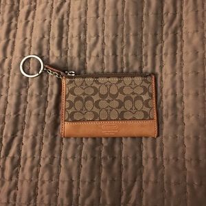 Coach keychain cardholder