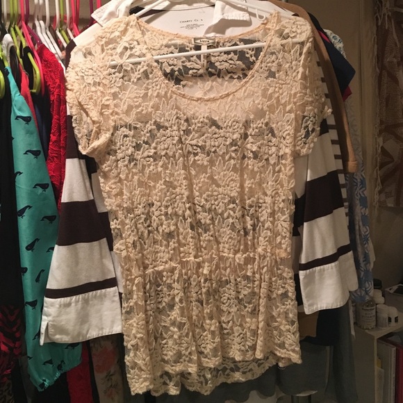 Floral see through blouse!