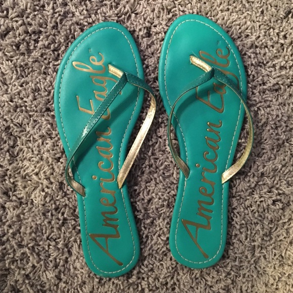 American Eagle by Payless Shoes - Teal Flip Flops