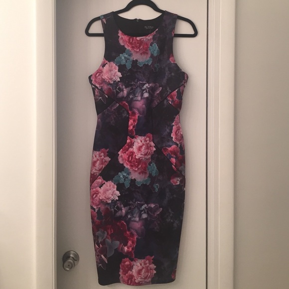Miss Selfridge printed sheath dress
