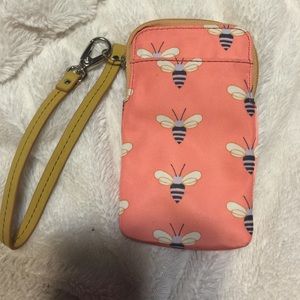 Fossil Bee print Wristlet!