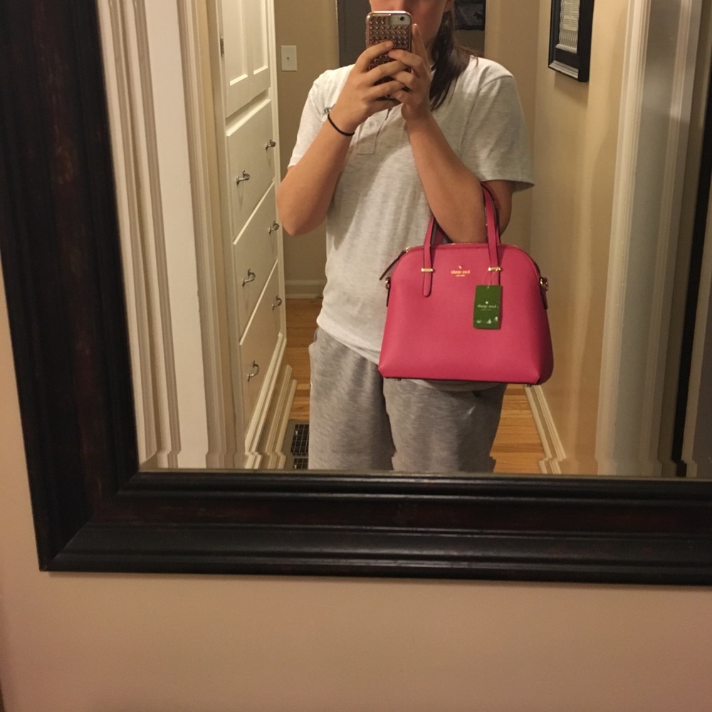 Kate Spade Large Maise purse Flame Pink PXRU3613 - Picture 5 of 5