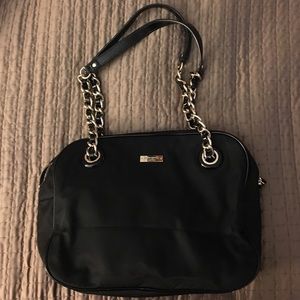 Kate Spade Black Vinyl bag
