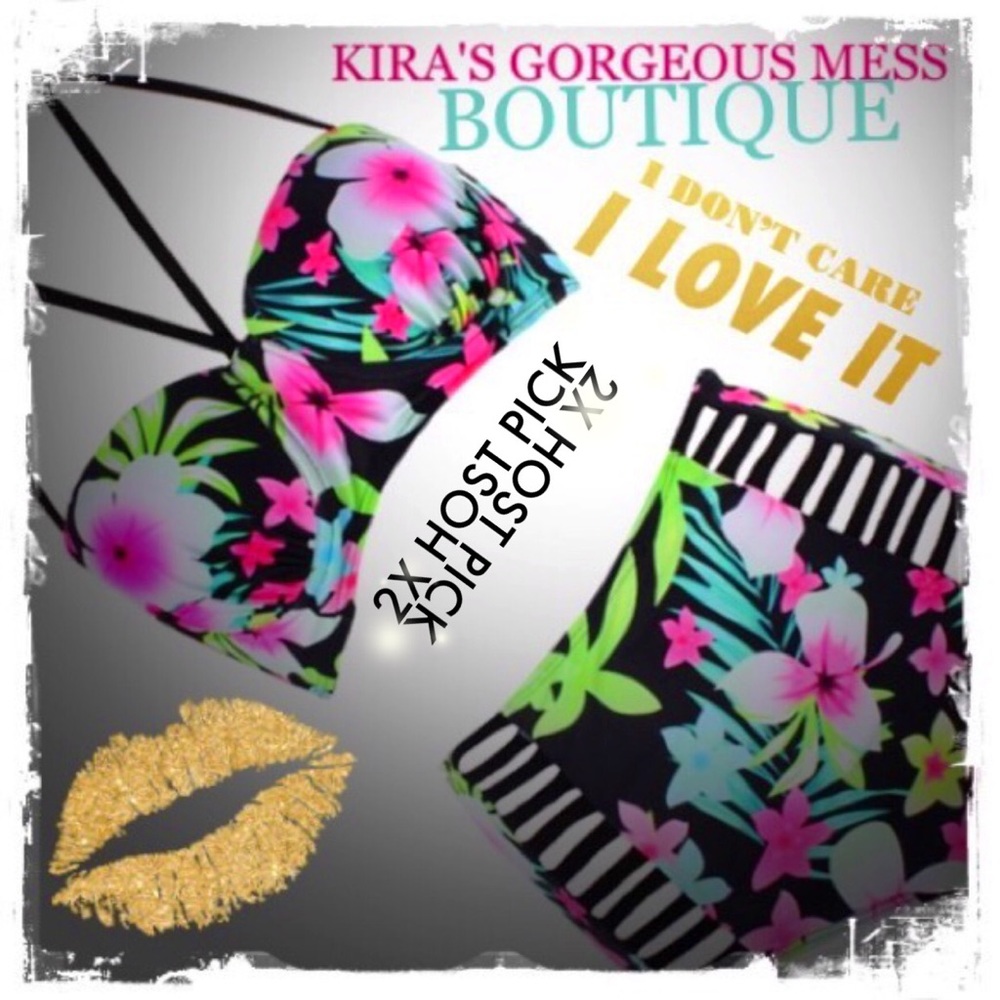 🌺2XHP🌺BNWT PLUS SIZE HIGH WAISTED BATHING SUIT