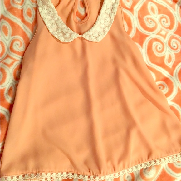 2 for 15 🎊Orange Collar Tank
