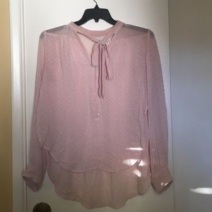 Flowy Light Pink Blouse.