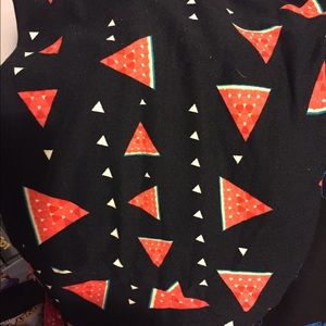 Lularoe watermelon leggings OS