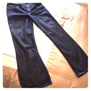 Boot cut dark Jones New York high waist jeans