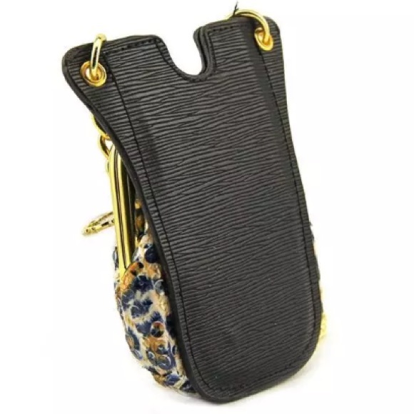 Steve Madden  leopard print Tan Clutch  kiss lock - Picture 4 of 4