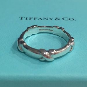 Tiffany & Co. Sterling Silver Signature 5X Ring