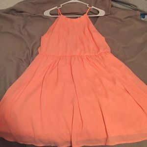 Coral Flowy Dress
