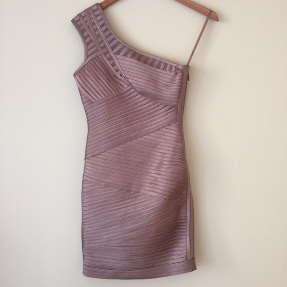BCBG MAXAZRIA One Shoulder Dress - Picture 1 of 4