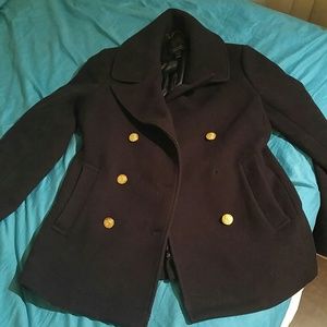 Jcrew stadium cloth Nello Gori Pea coat