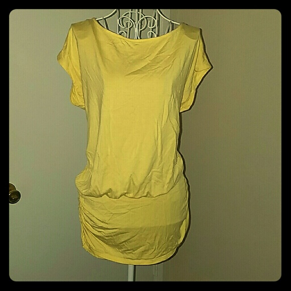 Boston Proper Cap Sleeve "Blouson" Top