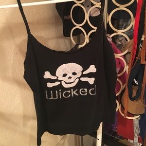 Goth Wicked cami