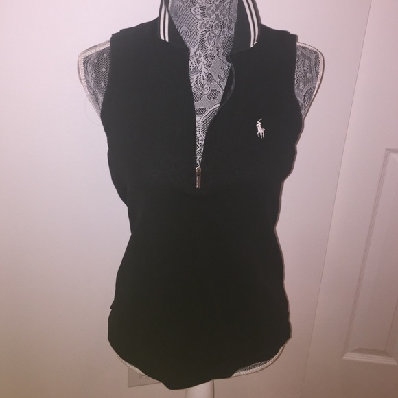 Ralph Lauren Sleeveless shirt with zipper