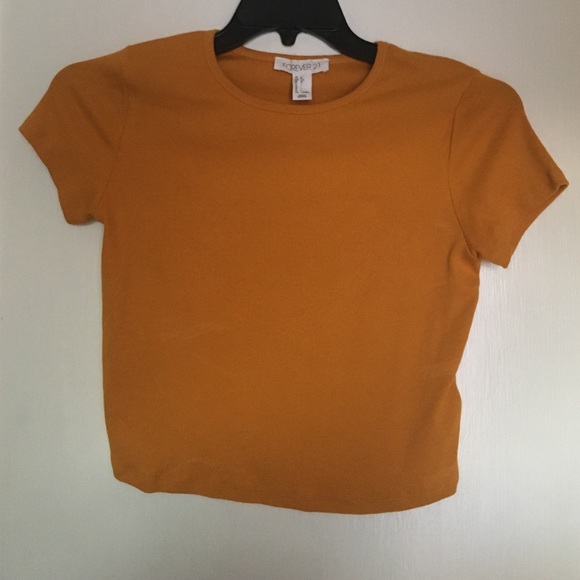 Yellow Crop Top