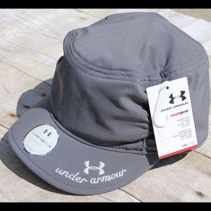 Under Armour Gray Military Ruched Cap