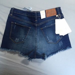 High waisted denim Zara shorts NWT size 6