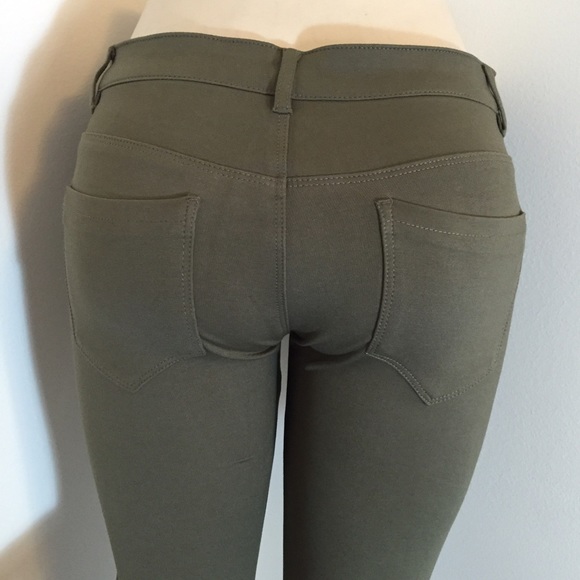 5 pocket military green leggings 1XL/2XL left B006 - Picture 4 of 4
