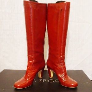 Rupert Sanderson Red Boots