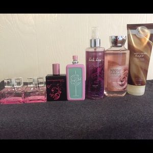 Perfumes, lotion, body wash!