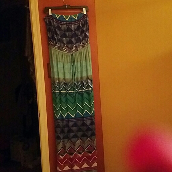 Aztec Print Maxi Dress from Old Navy Sz. L