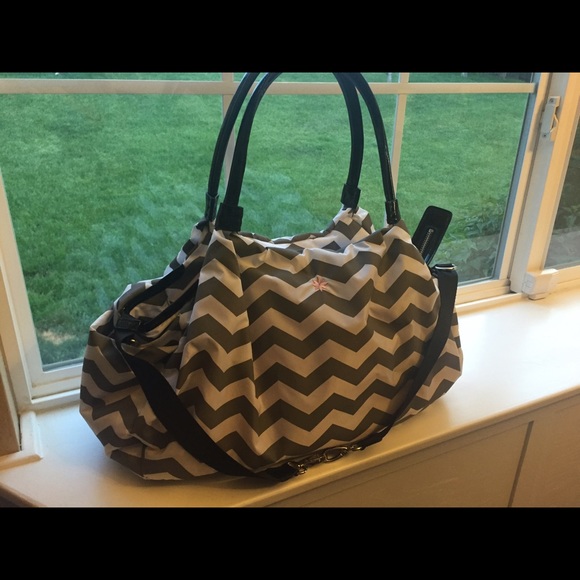 JP Lizzy Allure Chevron Diaper Bag