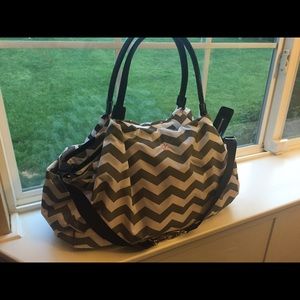JP Lizzy Allure Chevron Diaper Bag
