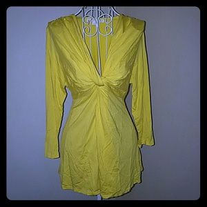 Boston Proper Knot Baby Doll Top