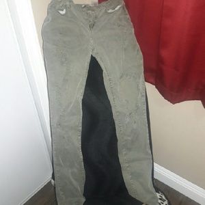 Fashion nova olive green jeans