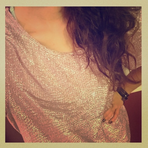 H&M Iridescent Pink Shimmer & Shine Top