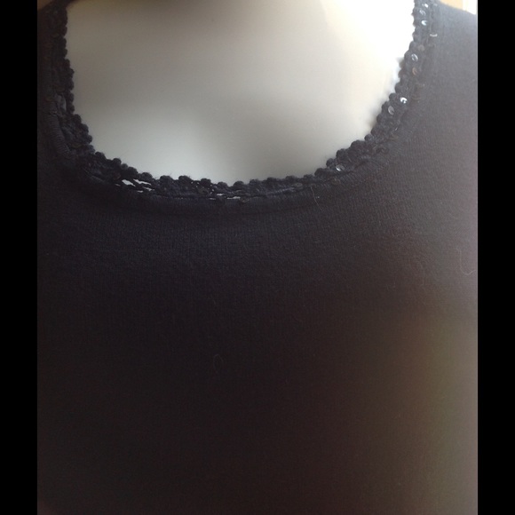 PRETTY SLEEVELESS SWEATER SHELL - Picture 2 of 3