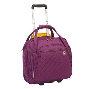 Delsey Quilted Rolling UnderSeat Tote- EXCLUSIVE