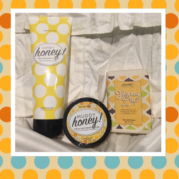 Set of 3 perfectly posh honey products