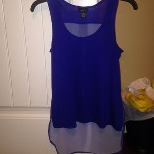 High low rue 21 shirt (ombré)