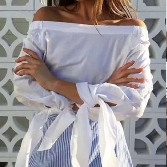 💫LILY OFF SHOULDER TOP🔆 - Picture 1 of 3