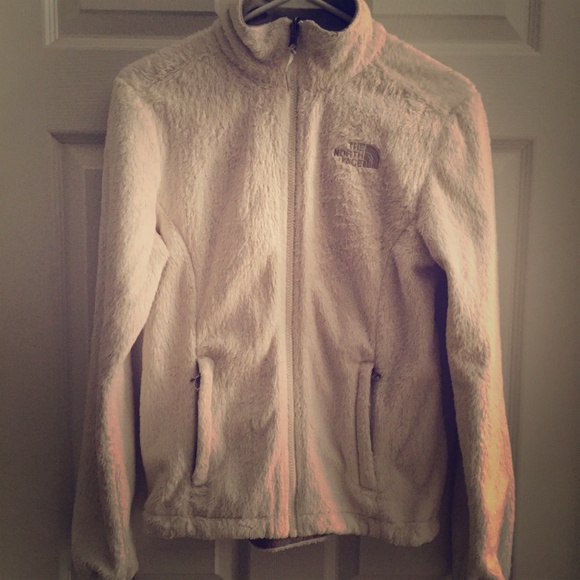 North Face white fleece