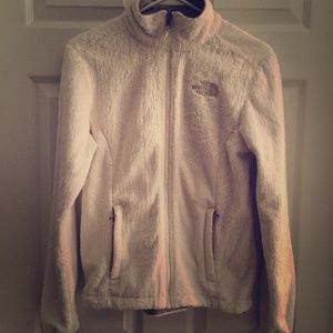 North Face white fleece