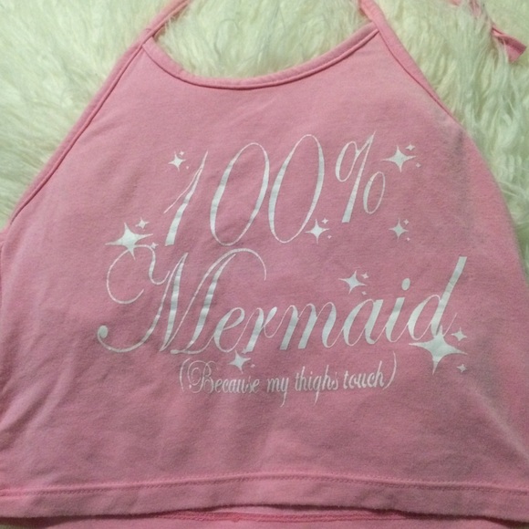 Pink graphic halter