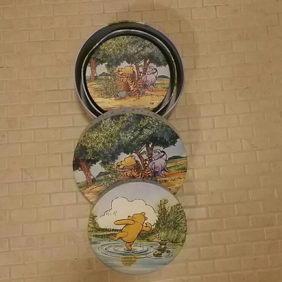 SOLD Winnie the Pooh Nesting Storage Boxes - Picture 3 of 4